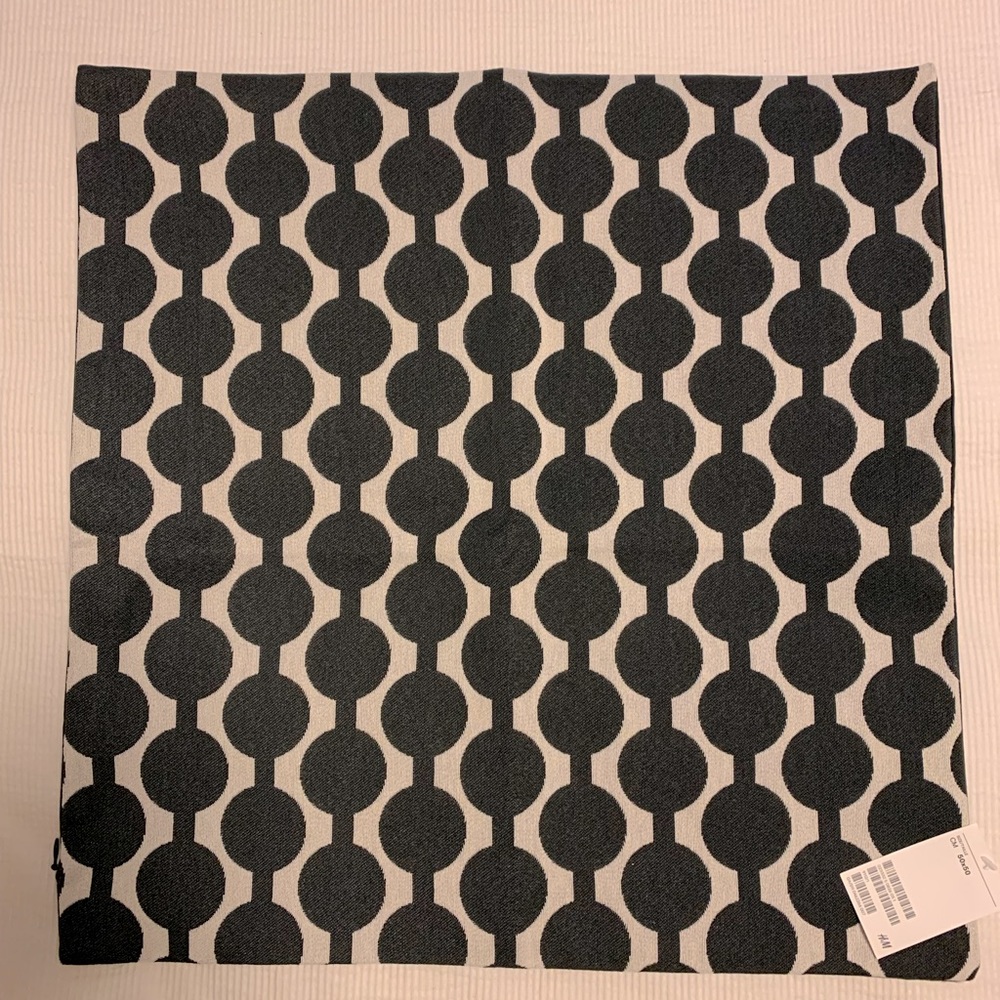 H&M zippered pillow cover